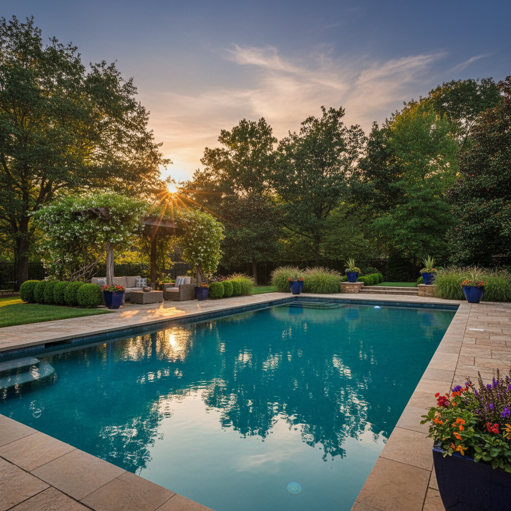 Advantage Pools Memphis crystal clear pool